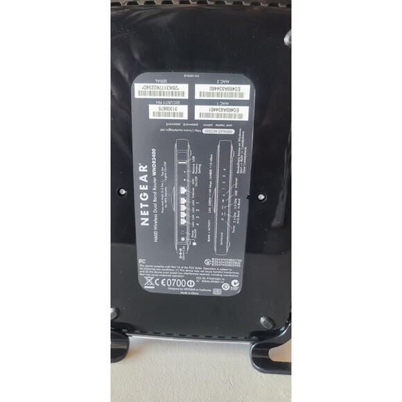 Rarely Used Netgear N600 Wireless Dual Band Router - WNDR3400 Life Warranty - Picture 4 of 7